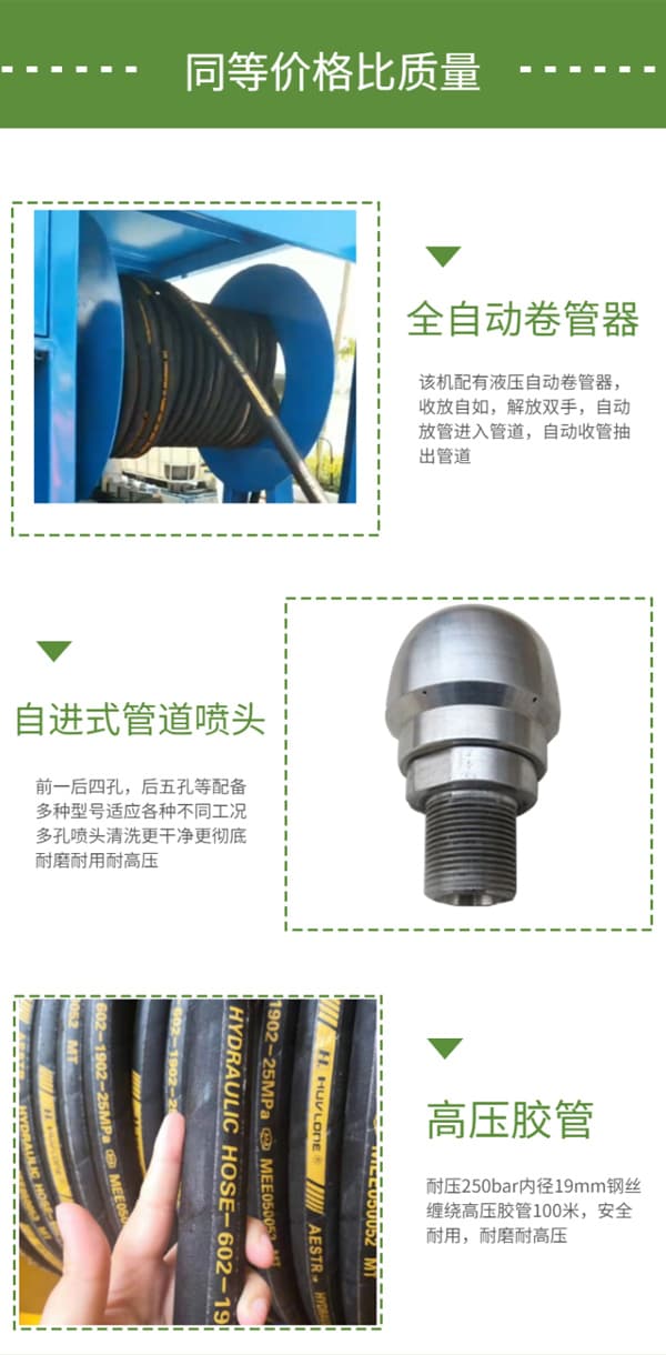 大直徑管道清洗機(jī)優(yōu)勢(shì)圖